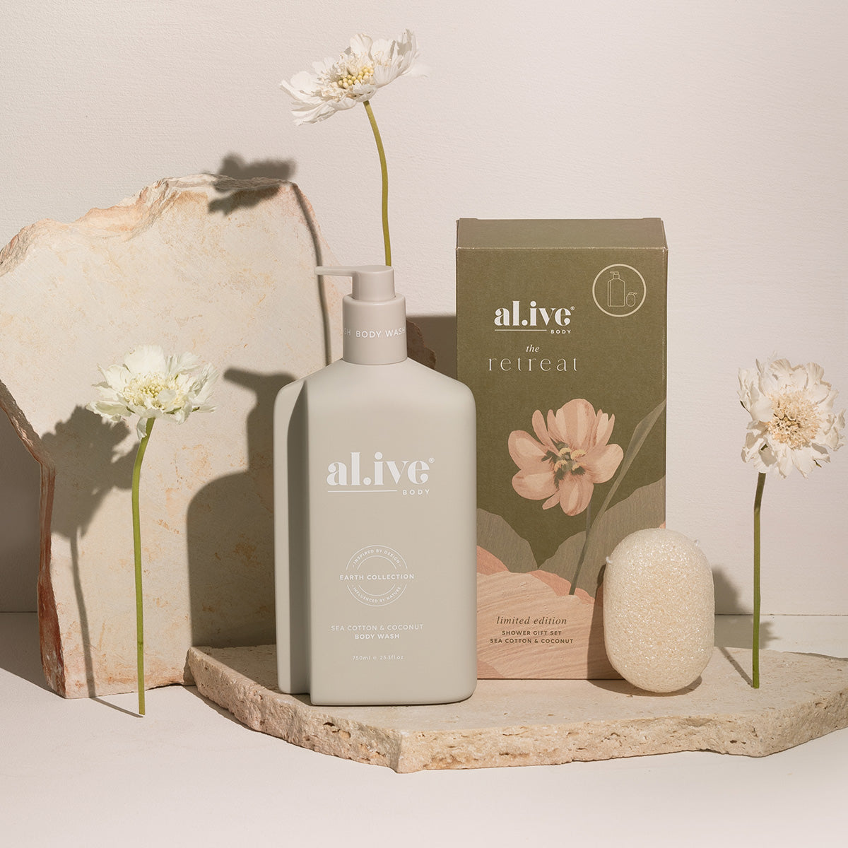 Shower Gift set - Sea Cotton & Coconut