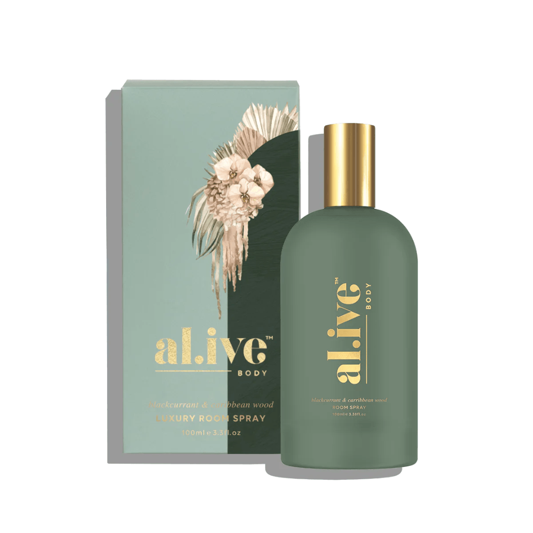 Alive Body Blackcurrant & Caribbean Wood Room Spray