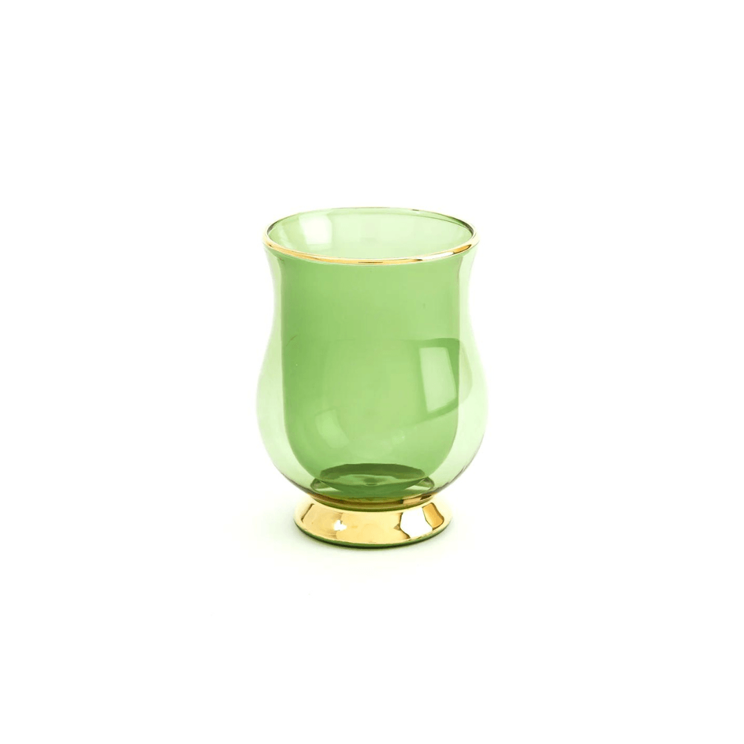 Double Wall Latte Glasses – Green – Set of 2 - Ginja B