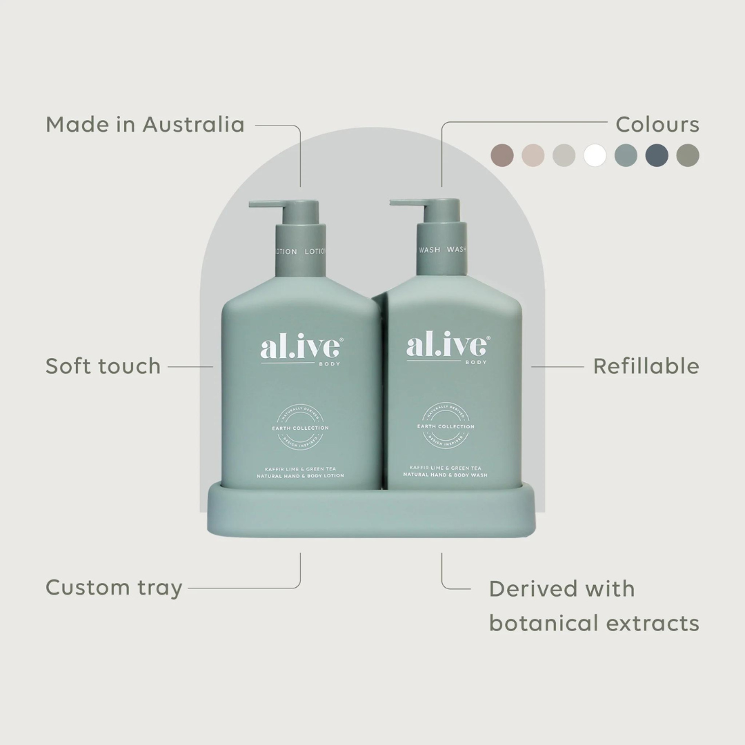 Alive Body Wash & Lotion Duo - Kaffir Lime & Green Tea