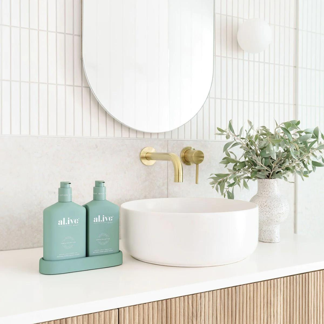 Alive Body Wash & Lotion Duo - Kaffir Lime & Green Tea - Ginja B