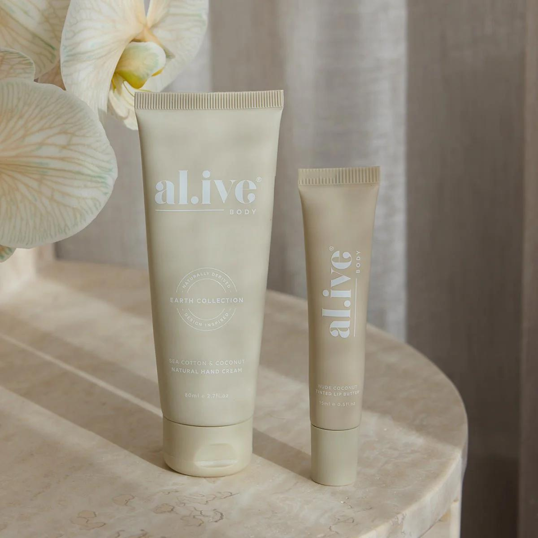 Tinted Lip Butter- Nude Coconut - Ginja B