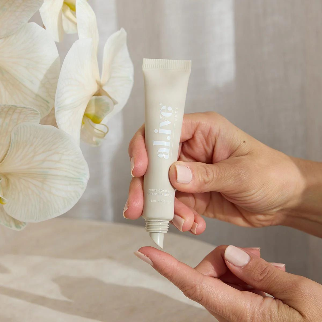 Tinted Lip Butter- Nude Coconut - Ginja B
