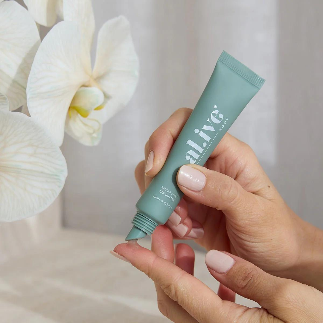 Tinted Lip Butter- Sheer Lime - Ginja B