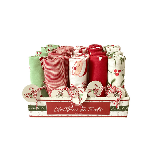 Festive Noel Gift Tea Towel 50x70x0.3cm