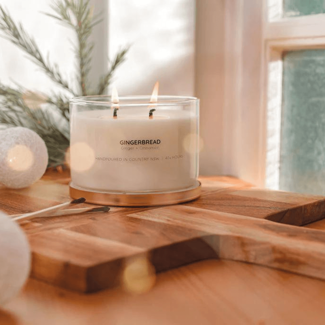 Gingerbread Gold Lid Soy Candle - Ginja B