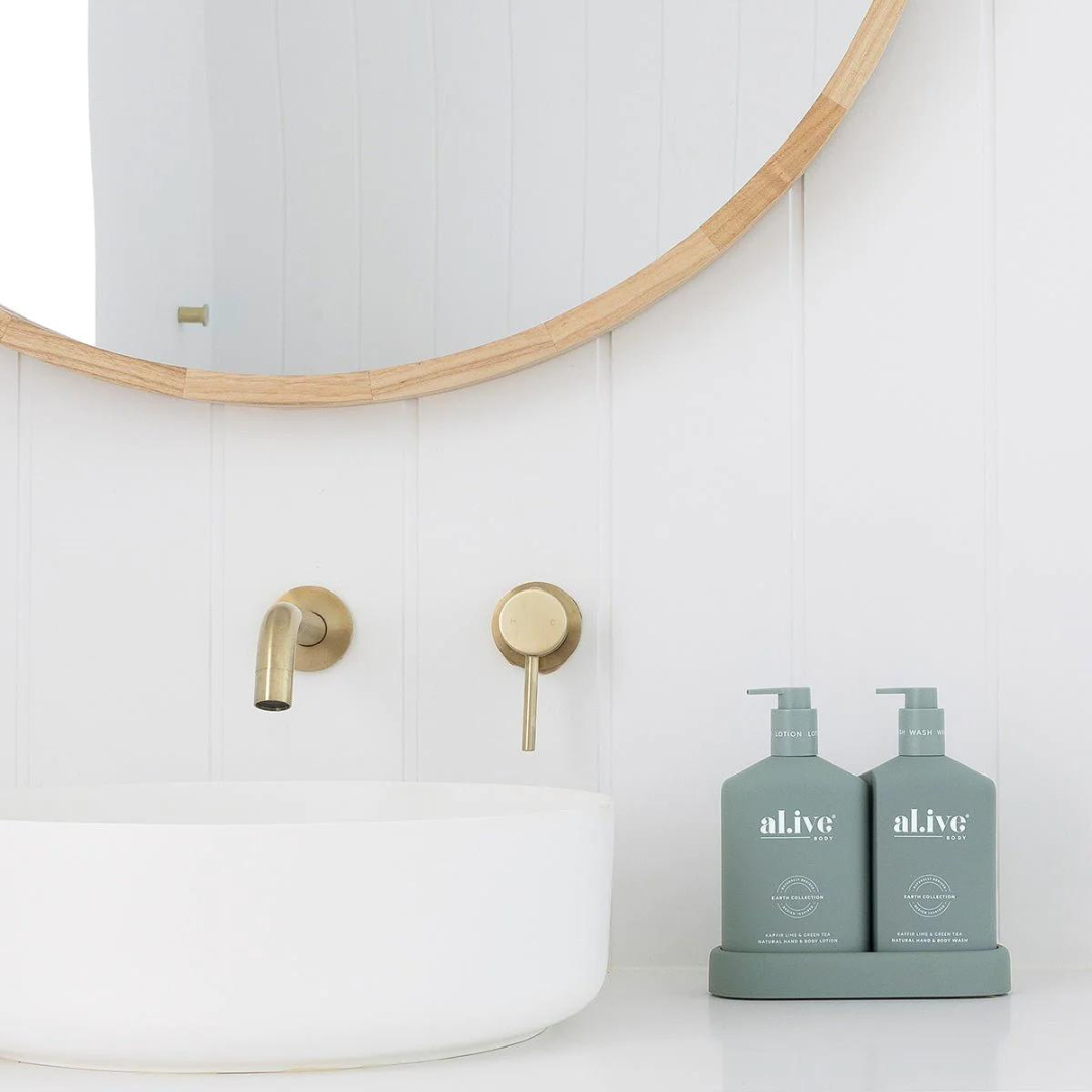 Alive Body Wash & Lotion Duo - Kaffir Lime & Green Tea - Ginja B