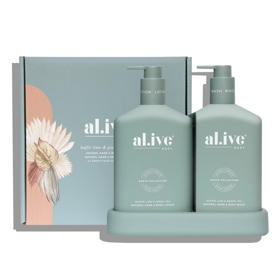 Alive Body Wash & Lotion Duo - Kaffir Lime & Green Tea