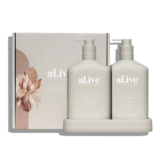 Alive Body Wash & Lotion Duo - Sea Cotton & Coconut