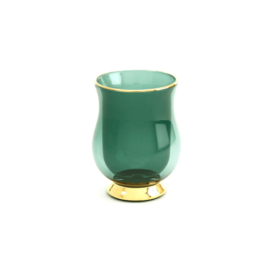 Double Wall Latte Glasses – Teal – Set of 2 - Ginja B