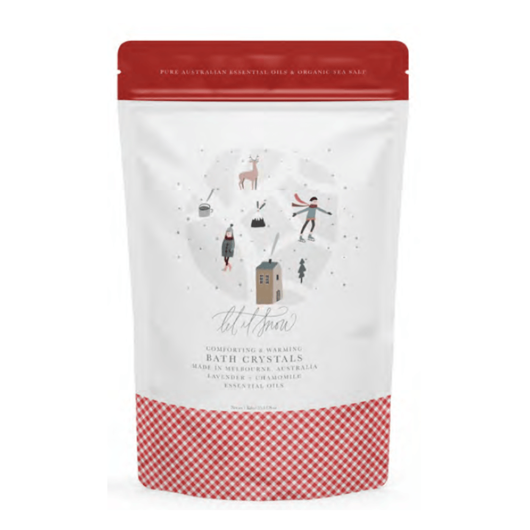 'Let It Snow' Lavender & Chamomile Bath Sats 1 Kilo - Ginja B