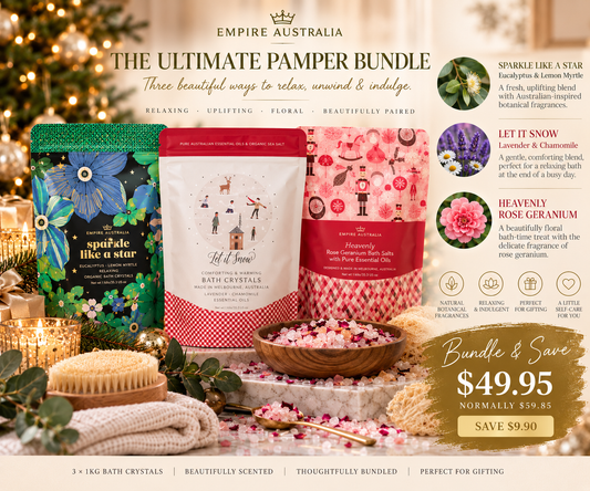 Empire Australia Bath Crystals Pamper Bundle – Set of 3