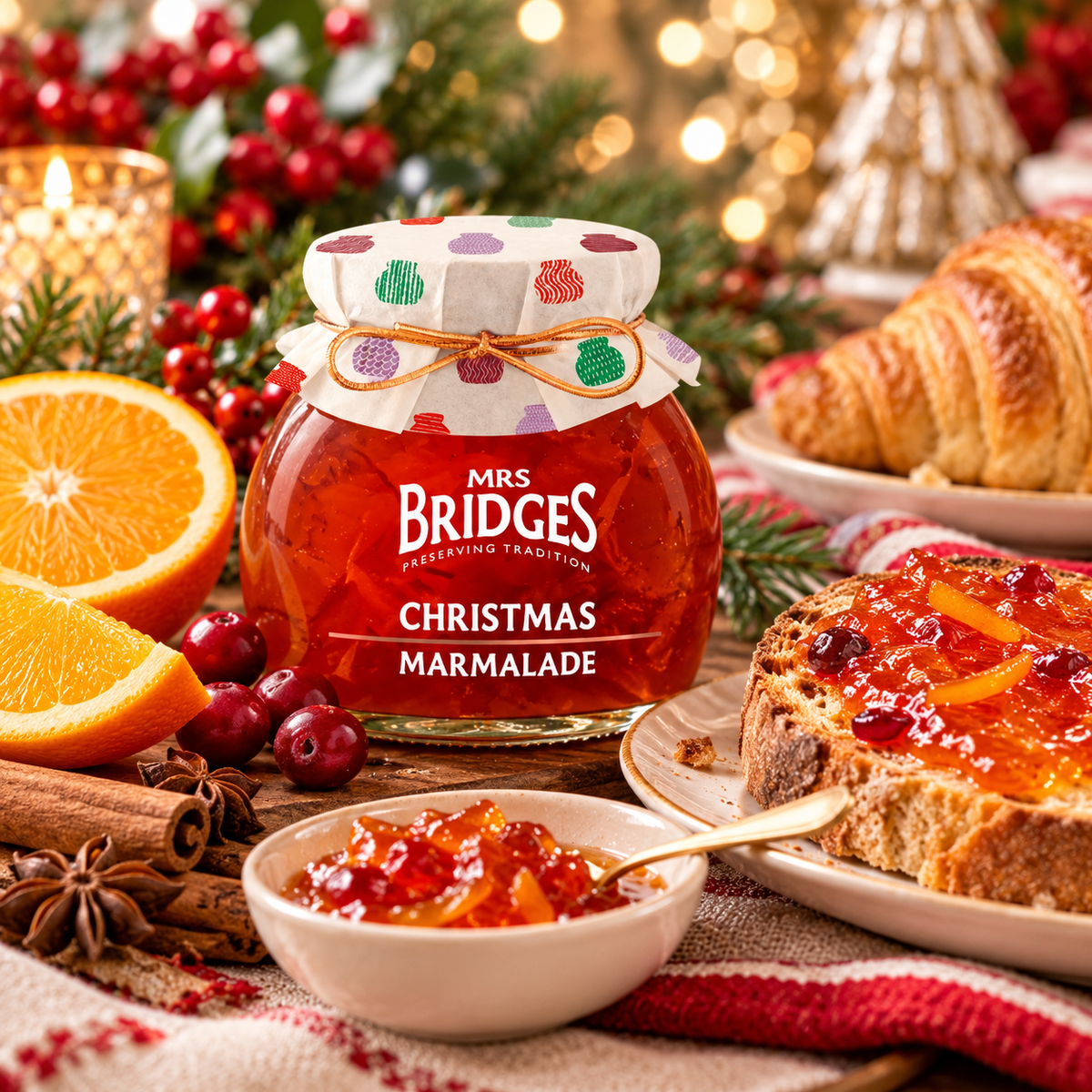 Mrs Bridges Christmas Marmalade 250g