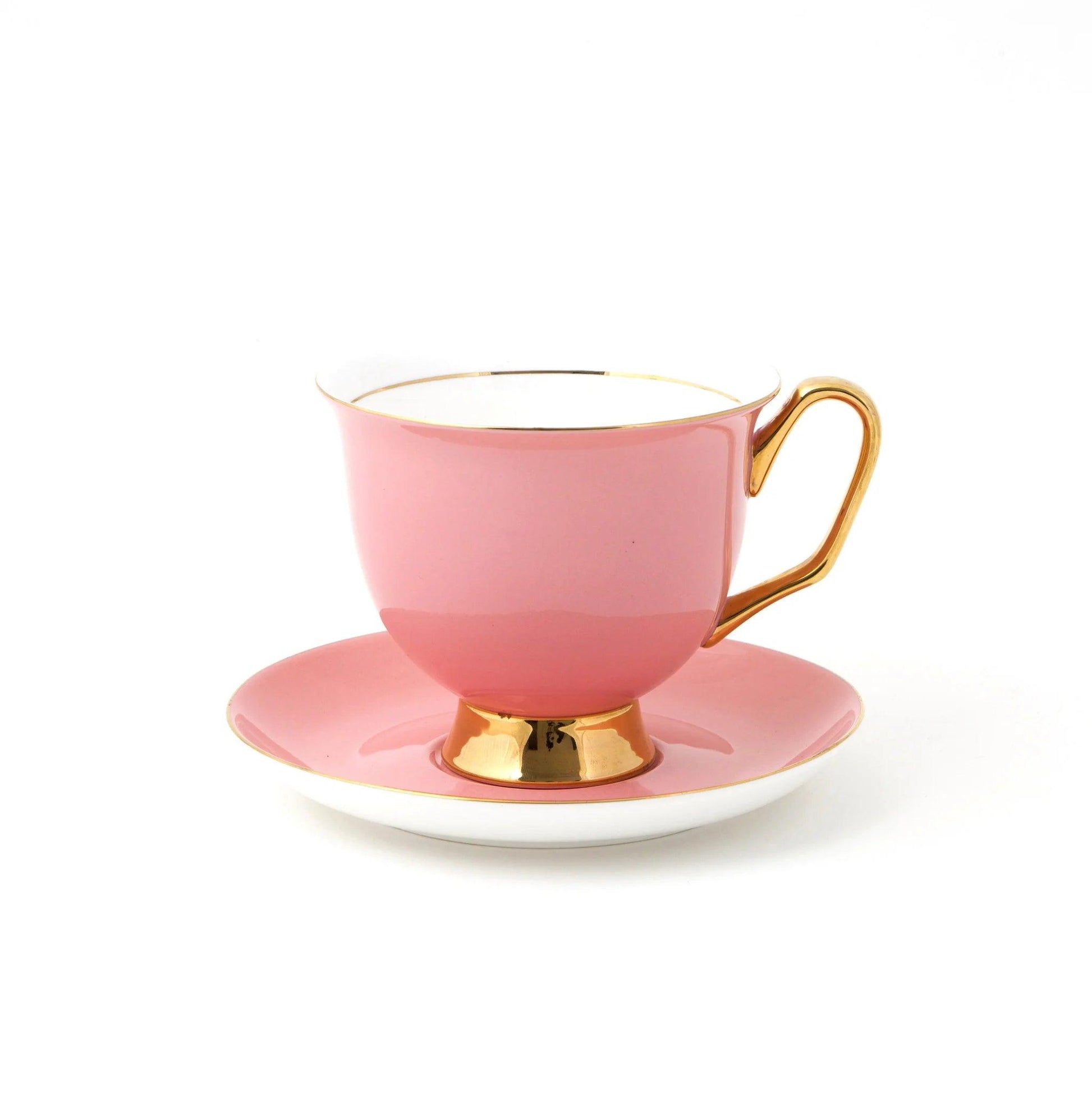 XL Pale Pink Teacup and Saucer - Ginja B