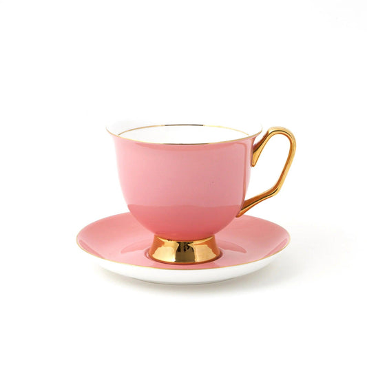 XL Pale Pink Teacup and Saucer - Ginja B