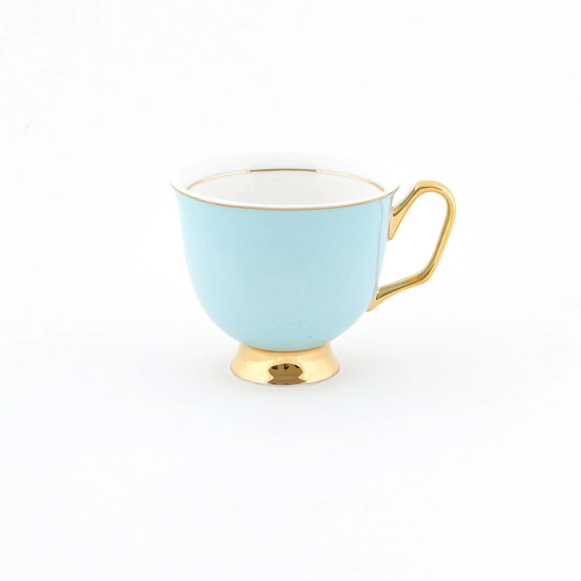 XL Pale Blue Teacup and Saucer - Ginja B