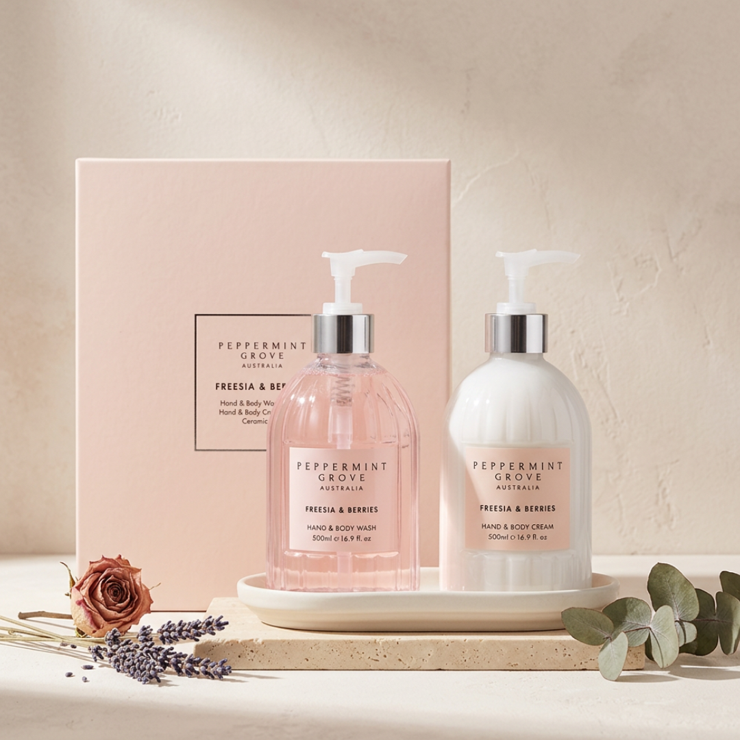 Freesia & Berries Hand Care Gift Set