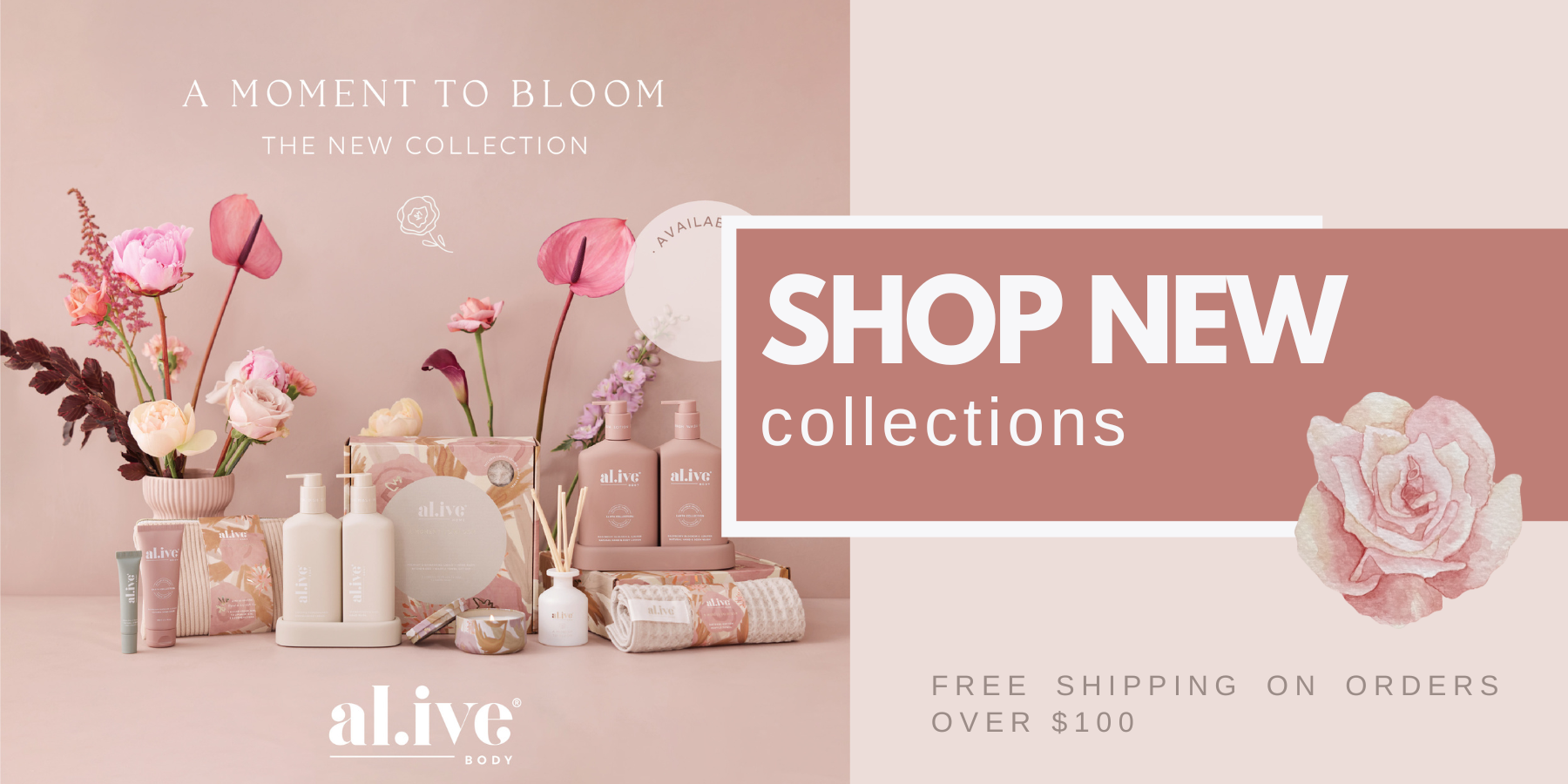 al.ive body new collection "a moment to bloom"