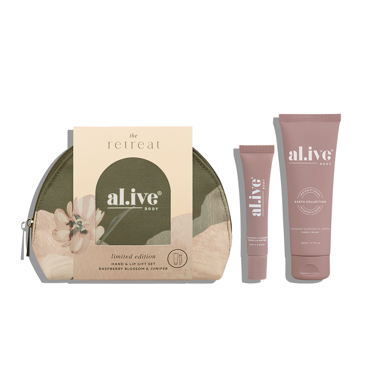 Hand & Lip Gift Set - Raspberry Blossom & Juniper