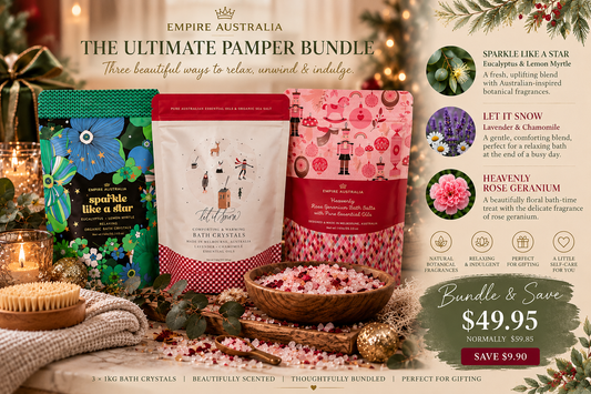 Empire Australia Bath Crystals Pamper Bundle – Set of 3