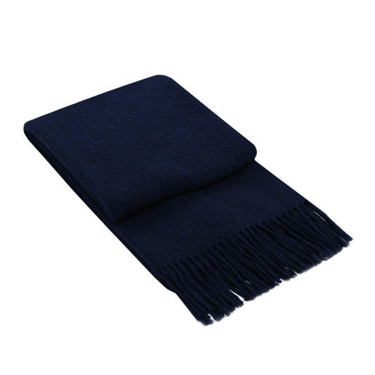 Soho Collection Melange Navy Throw - Ginja B
