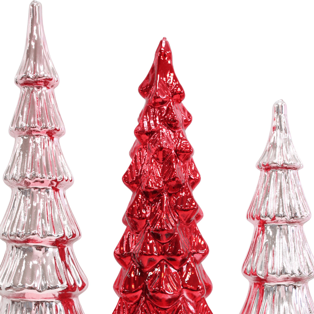 Blush Pink Christmas Themed Trees (3) - Ginja B