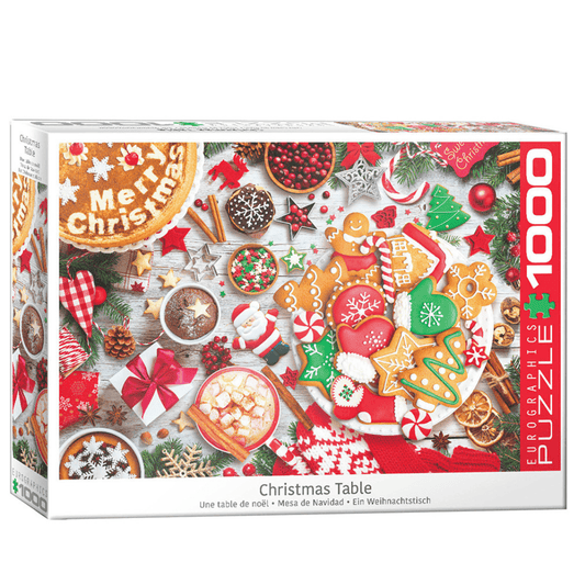 Christmas Table 1000 Piece Jigsaw - Ginja B