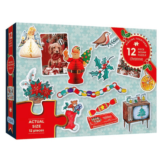 Piecing Together Christmas 12 Piece Jigsaw - Ginja B