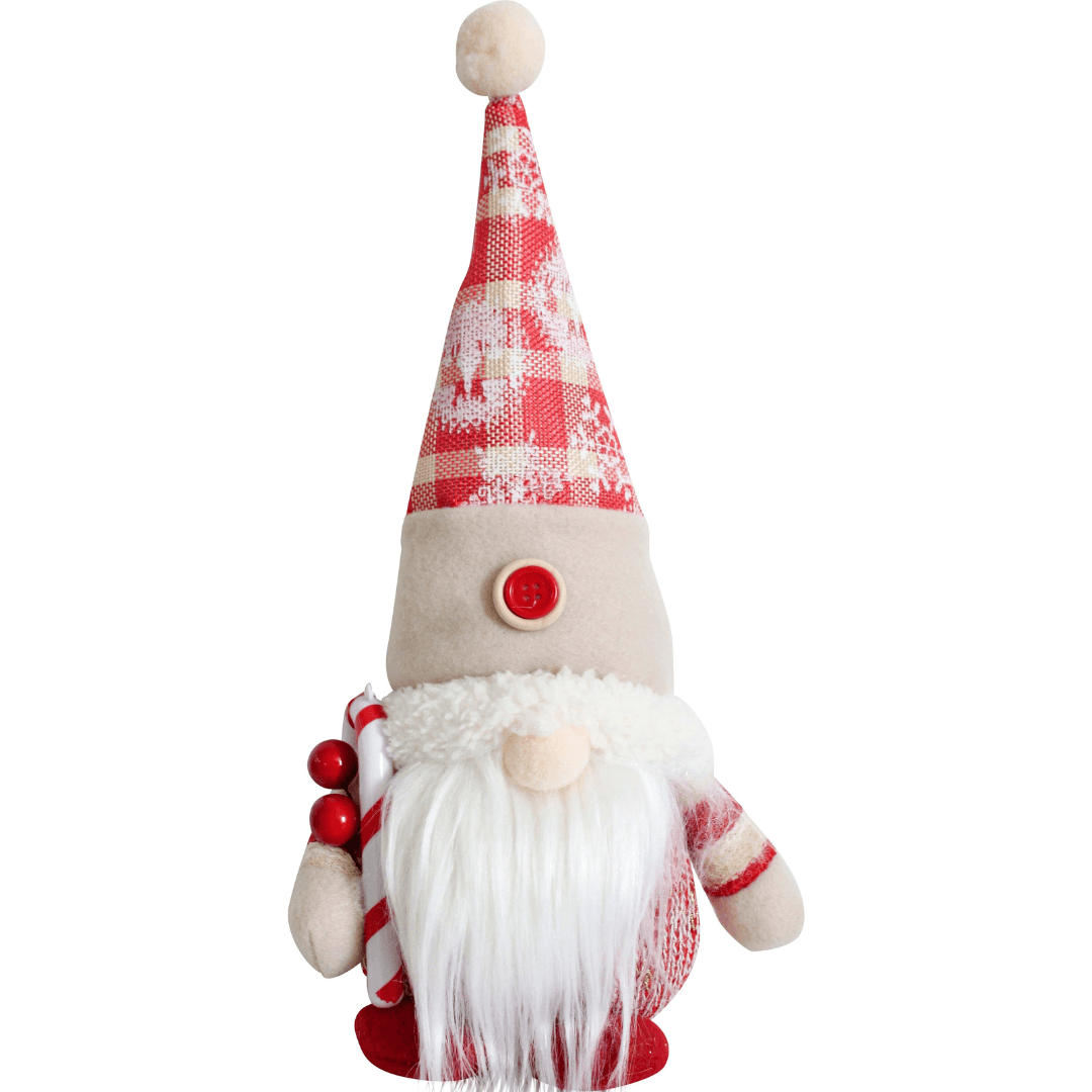 Christmas Gnome Tartan - Ginja B