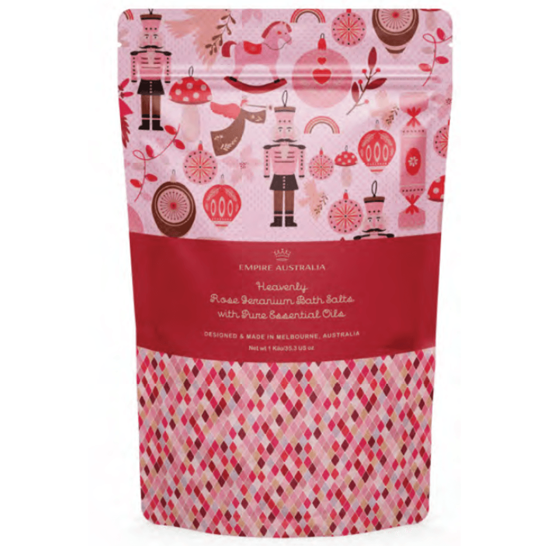 Home Body Rose Geranium Bath Salts 1kg - Ginja B