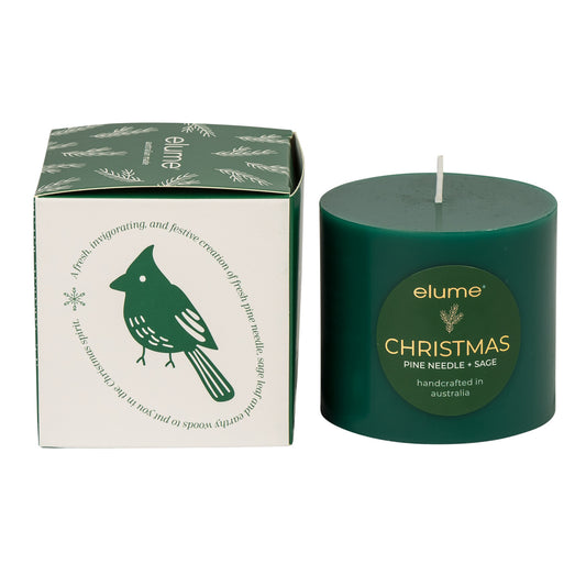 Elume Pillar Pine Needle & Sage 3x3 Candle