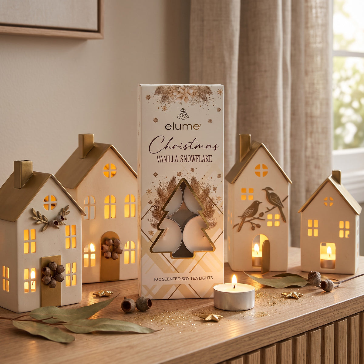 Tealights Vanilla Snowflake