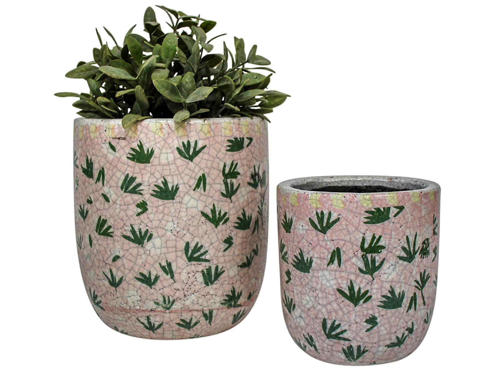 Funky Pink Planters (2) - Ginja B