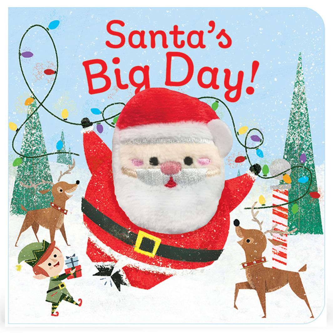 Santa's Big Day Chunky Finger Puppet Book - Ginja B