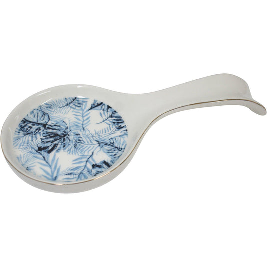 Island Blue Porcelain Spoon Rest - Ginja B