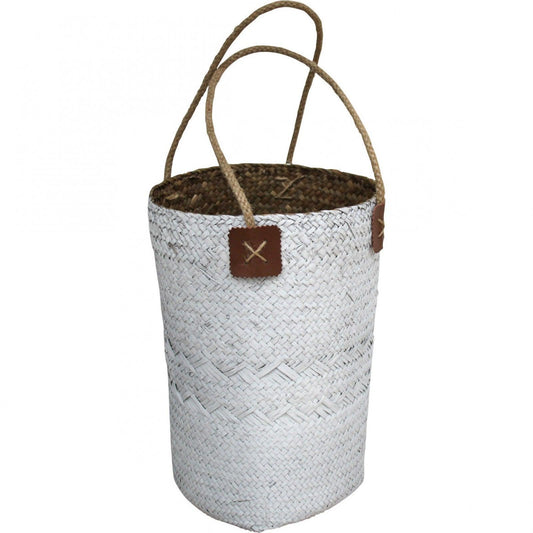 Woven Planter White