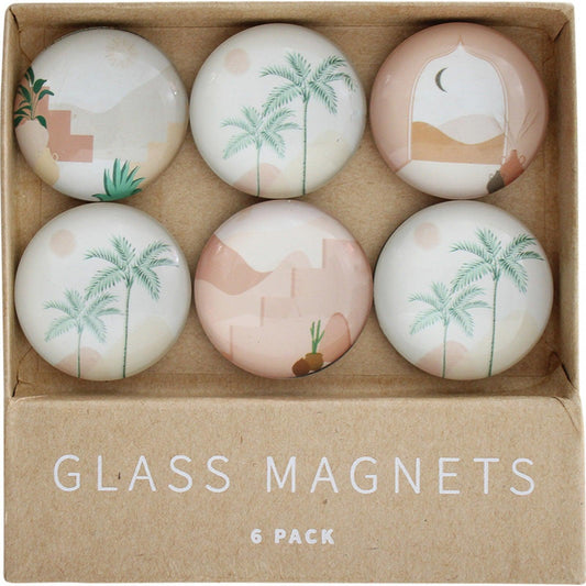 Glass Magnets Palm Cove - Ginja B