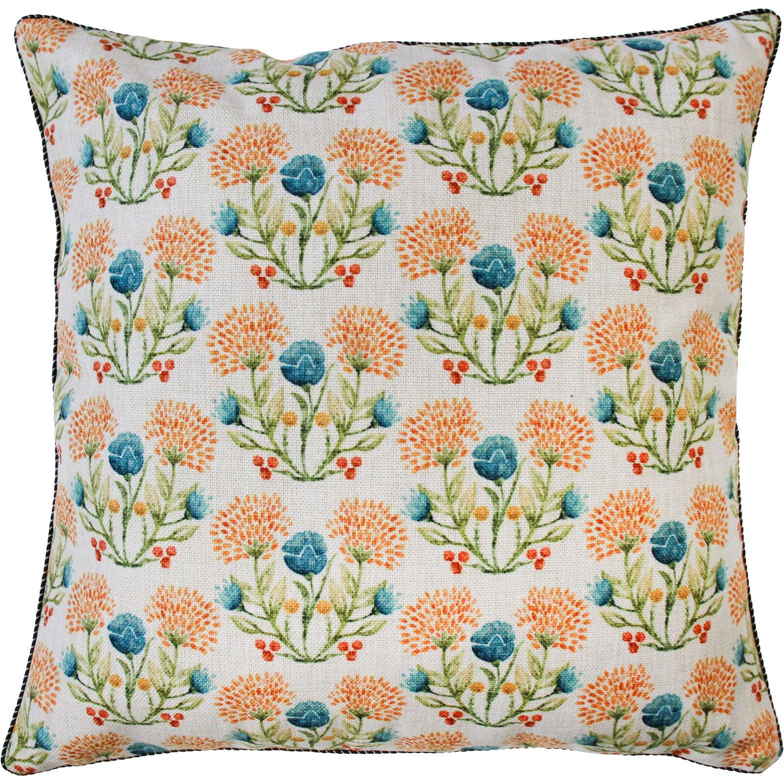 Whimsical Floral Cushion 50x50cm - Ginja B