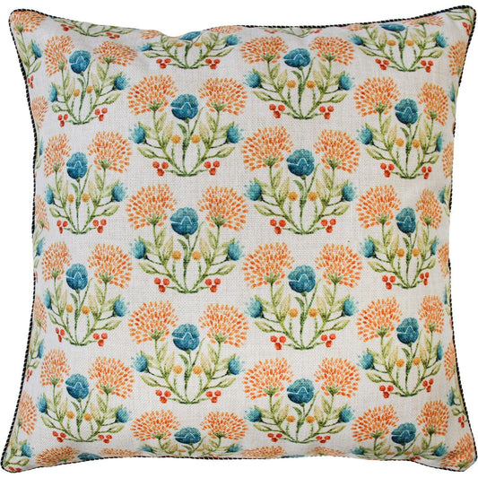 Whimsical Floral Cushion 50x50cm - Ginja B