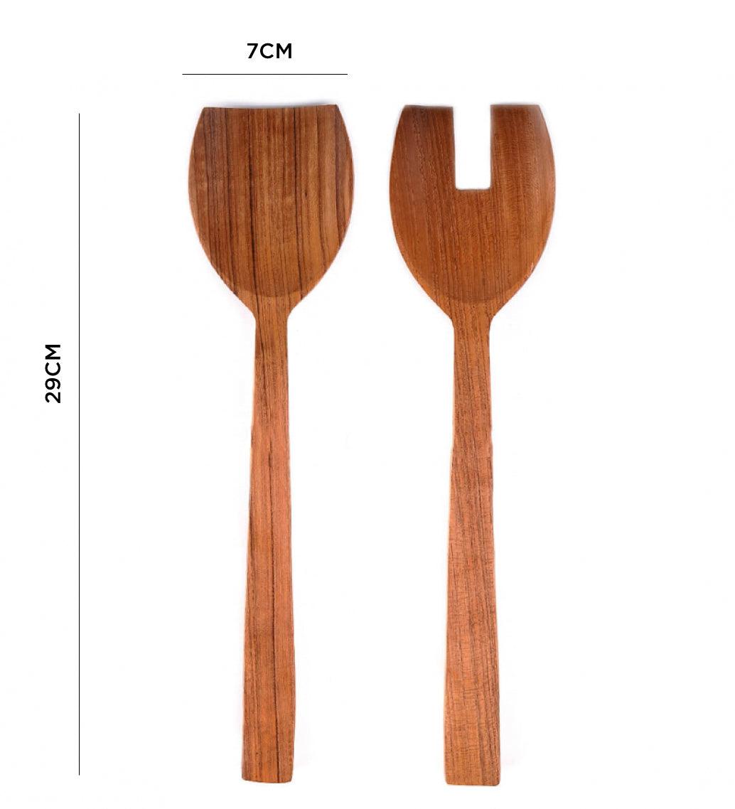 Timber Serving Salad Spoons - Nala Ginja B