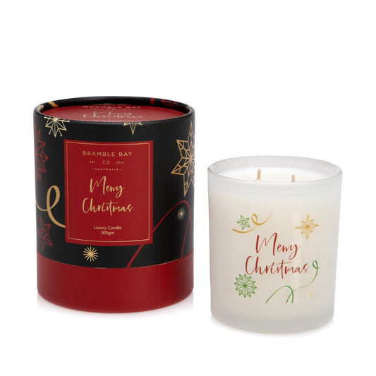 Candle Merry Christmas 300gm - Ginja B