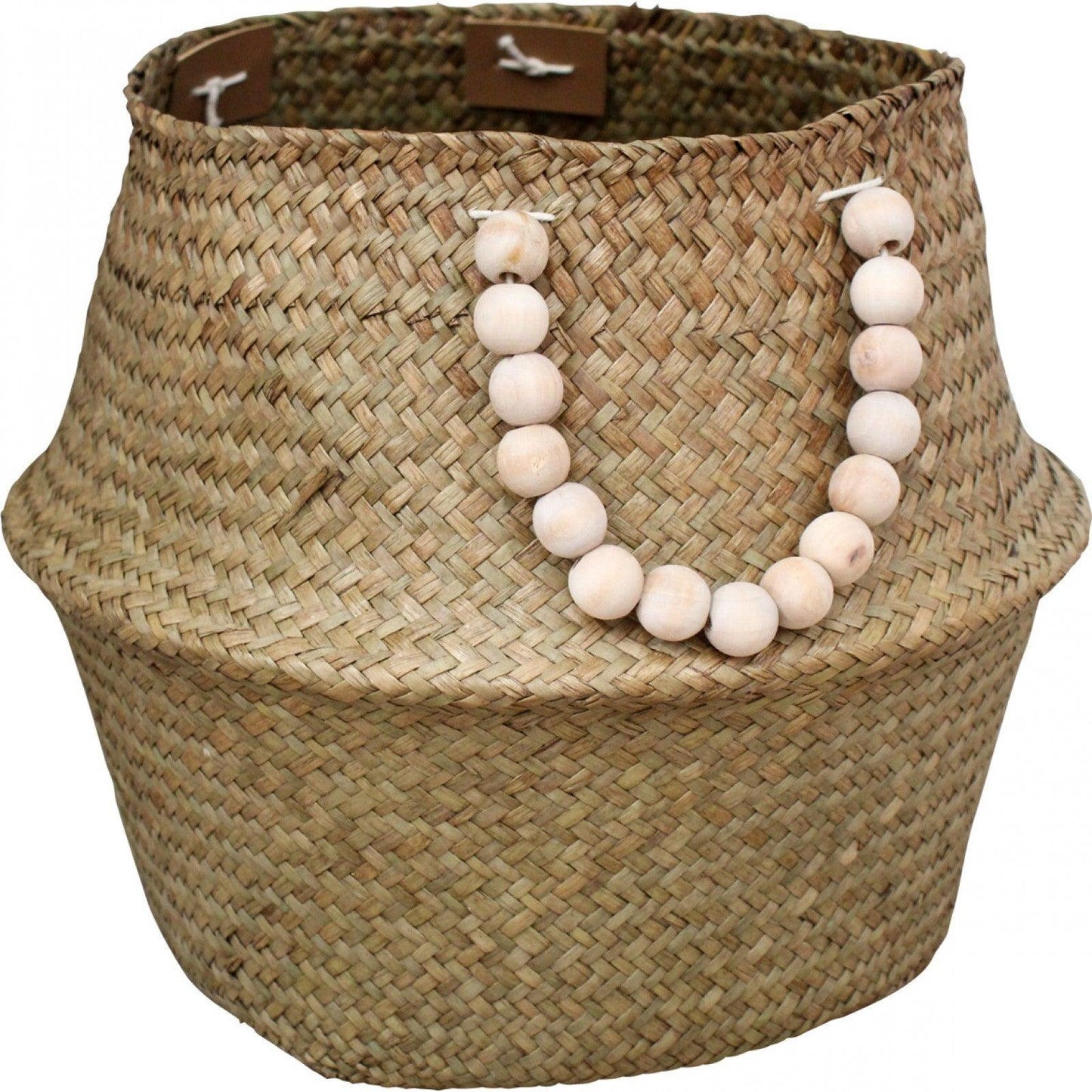Belly Basket Natural Beads