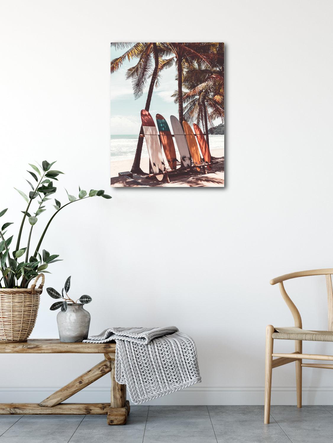 Canvas Print - Beach Board Break Ginja B