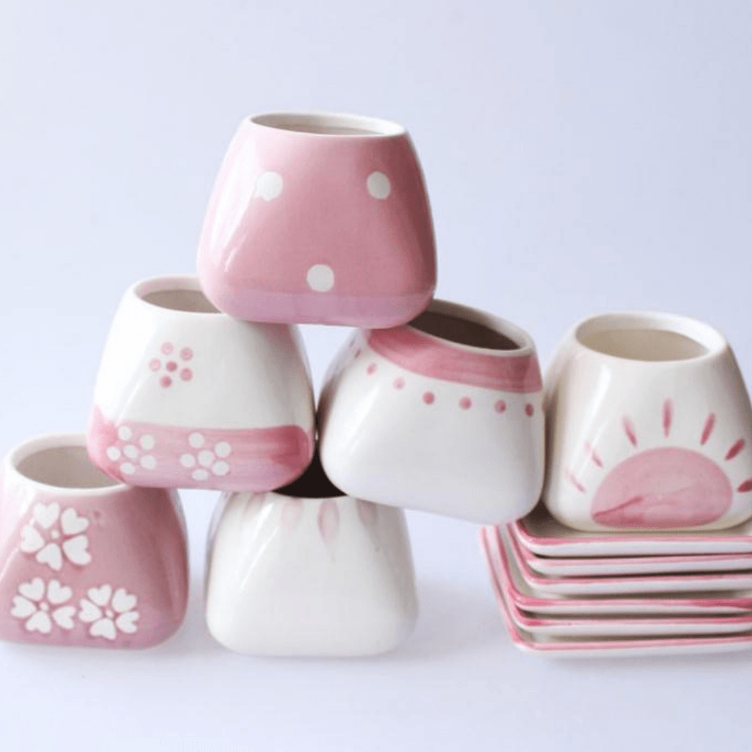 Ceramic Pots Pink