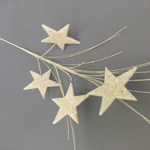 Christmas Ivory Star Spray 70cm - Ginja B