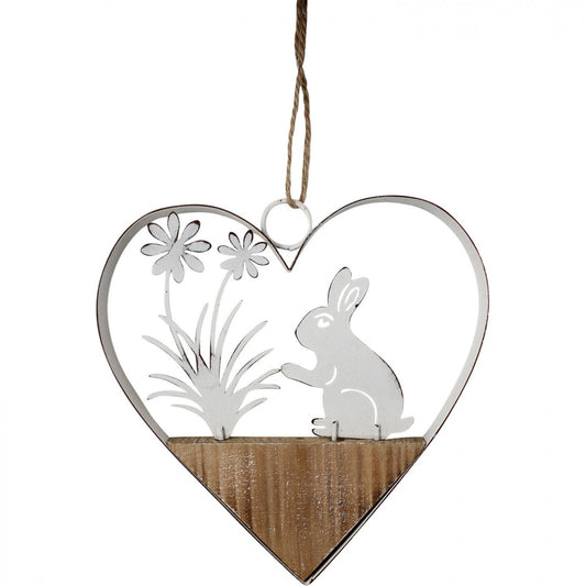 Hanging Heart Rabbit Daisy