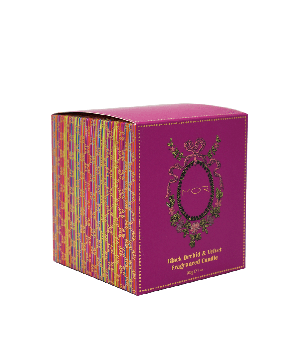 Black Orchid & Velvet Fragrant Candle 200gm - Ginja B