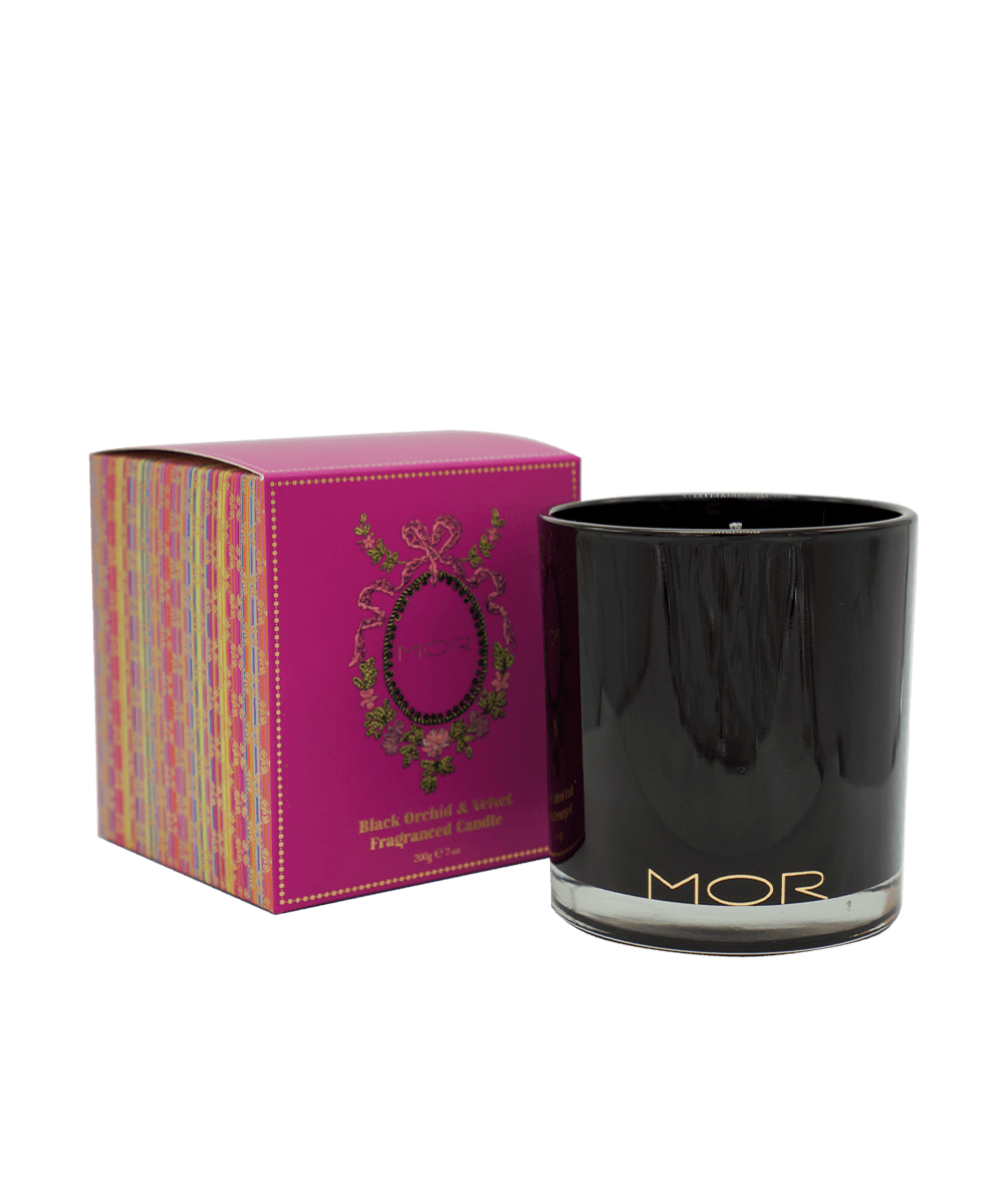 Black Orchid & Velvet Fragrant Candle 200gm - Ginja B