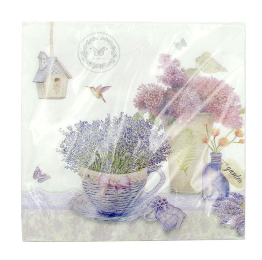 Spring Lavender Napkins - Ginja B