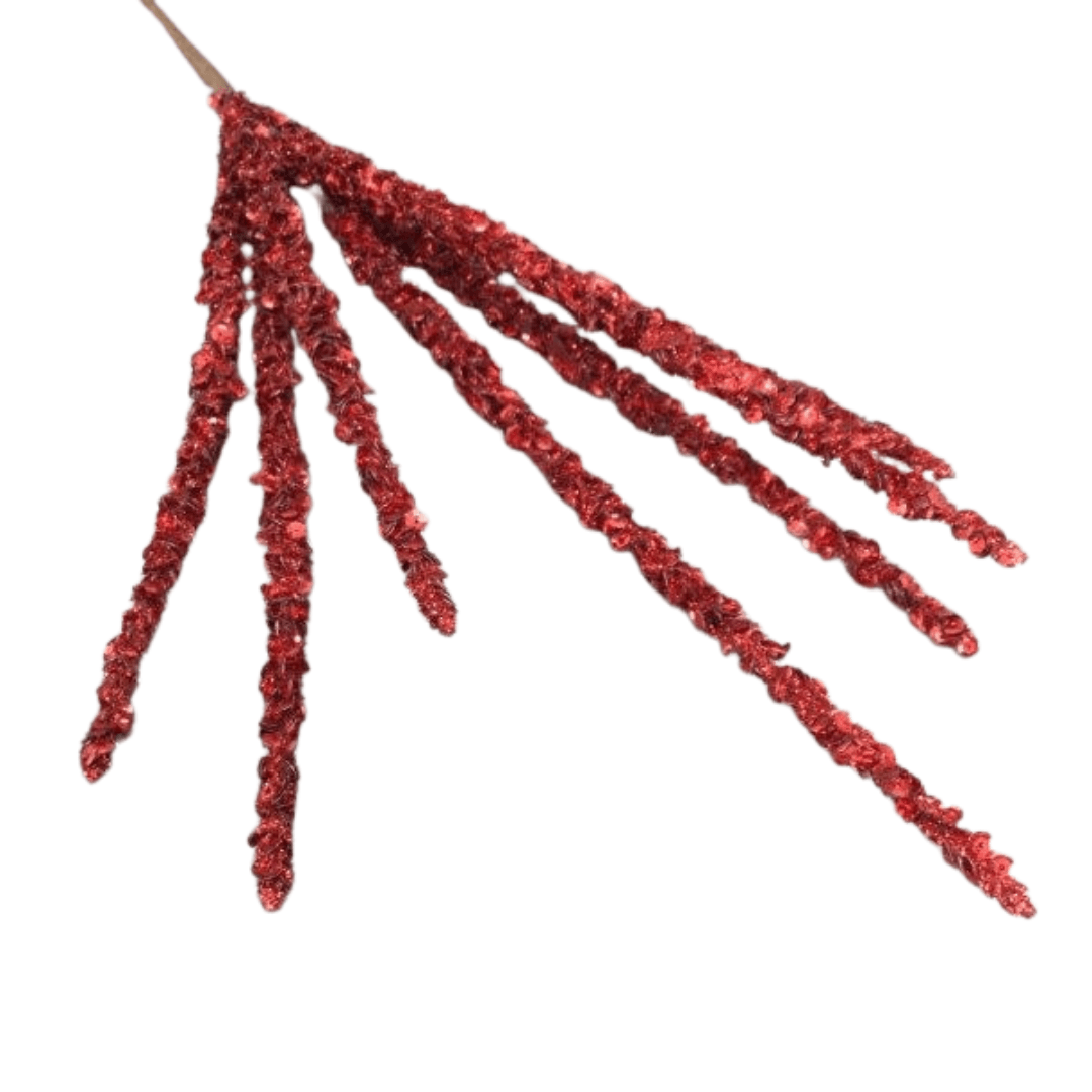 Christmas Red Grass Spray (6) - Ginja B